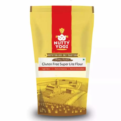 Nutty Yogi Gluten Free Super Lite Flour (Pack of 2, Each of 500 gms)