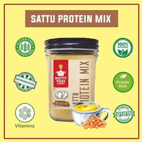 Nutty Yogi Sattu Protein Mix 100 gms (Pack of 2)