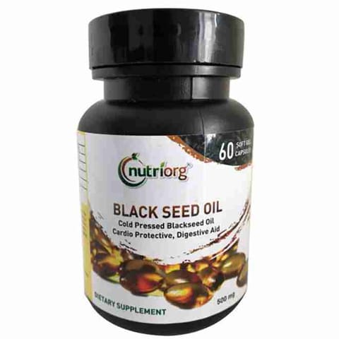 Nutriorg Blackseed  Oil Soft Gel (60  Capsule)
