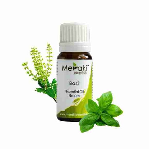 Meraki Essentials Basil Essential Oil 90 gms