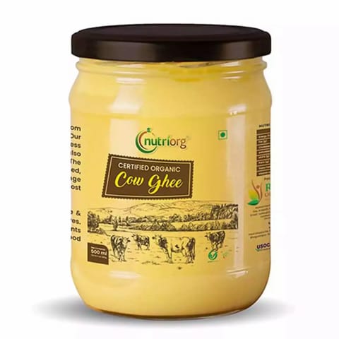 Nutriorg Certified Organic Ghee (500 ml)