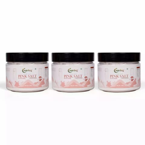 Nutriorg Pinksalt Powder Pack of 3 each 500 gms