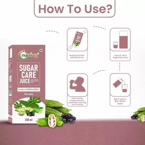 Nutriorg Sugar Care Juice 500ml