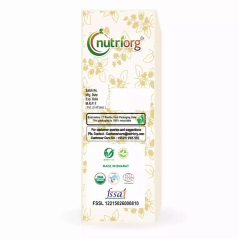 Nutriorg Certified Organic Quinoa (Pack of 2 - each 250 gms)