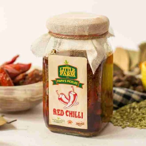 The Little Farm Co. Red Chilli Pickle 400 gm