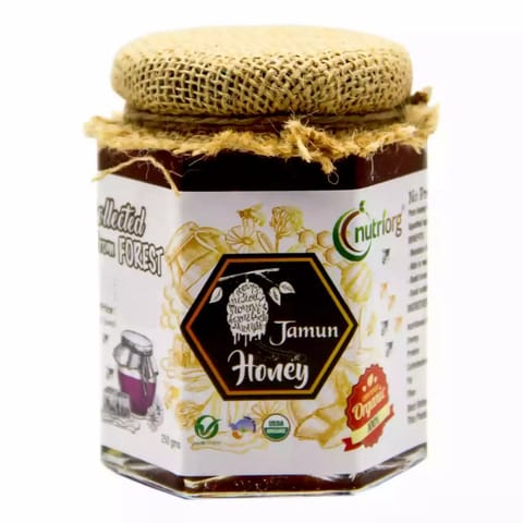 Nutriorg Certified Organic Honey with Jamun Flavor - 250 gms