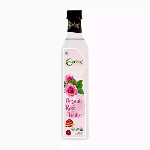 Nutriorg Certified Organic Rose Water 250 ml (Pack of 2), Cleanser & Toner