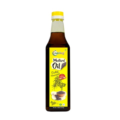 Nutriorg Certified Organic Mustard Oil 1000ml
