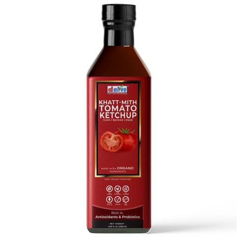 D Alive Khatt Mith Tomato Ketchup Dipping Cooking Sauce 280g