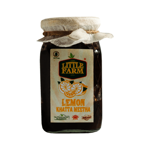 The Little Farm Co. Lemon Khatta Meetha Pickle 400 gm
