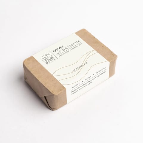 Ecotyl Handmade Body Soap (Shea Butter - Coffee) - 100gm