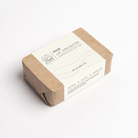 Ecotyl Handmade Body Soap (Shea Butter - Rose) - 100gm