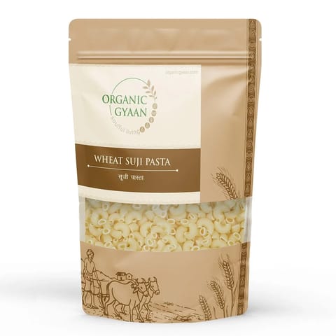Organic Gyaan Organic Wheat Suji Pasta 450gm