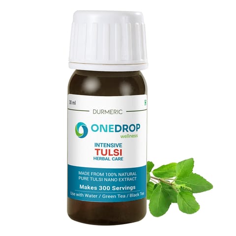Durmeric OneDrop Wellness Tulsi Oil Drops (30 ml, Pack of 1)