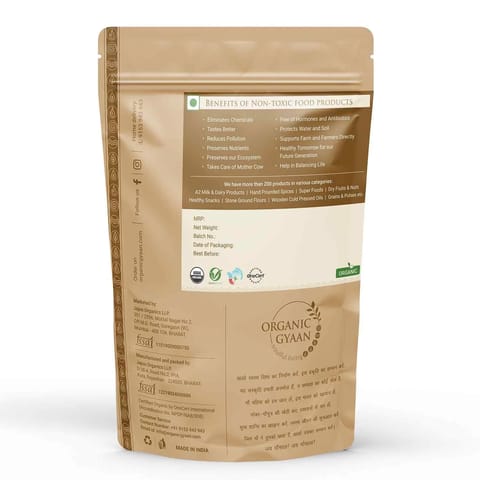 Organic Gyaan Organic Sooji / Wheat Semolina 450gm Pack of 2