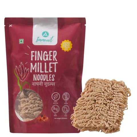 Immunit No Maida Ragi (Finger Millet) Noodles | Vegan, Not Fried| 175gm, Pack of 2