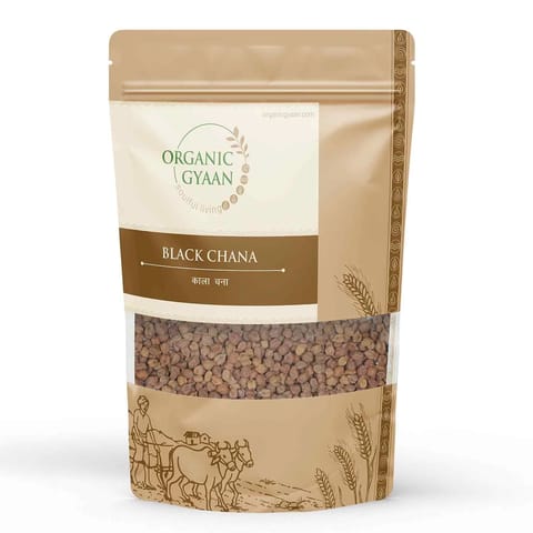 Organic Gyaan Organic Black Chana 450gm