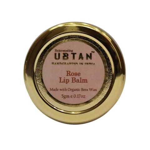 Rejuvenating UBTAN Rose Lip Balm 5 gm
