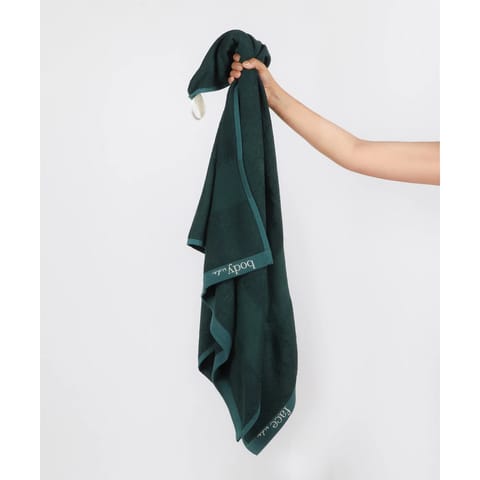Doctor Towels Bamboo Terry Bath Towel 75 x 150 cm - Bottle Green