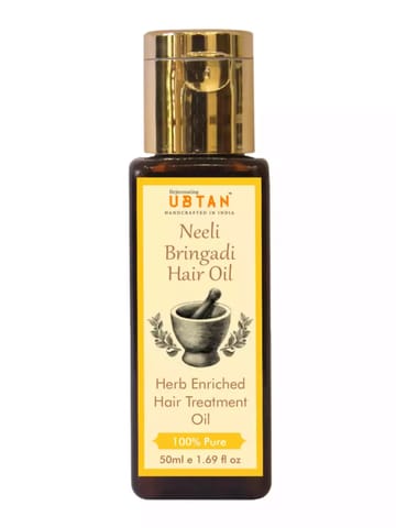 Rejuvenating UBTAN Neeli Bringadi Hair Treatment Oil 50 ml