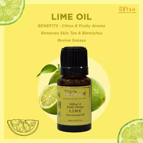Rejuvenating UBTAN Lime Essential Oil  10 ml