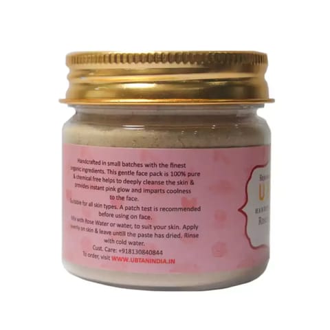 Rejuvenating UBTAN Face Pack - Rose & Sandalwood Face Pack 50 gm