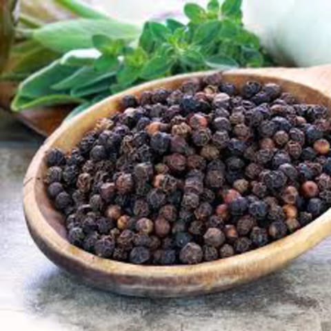 IKAI Organic Black Pepper Whole, Sabut Kali Mirch, Meghalaya Origin,Organic Spice, 100 Gram