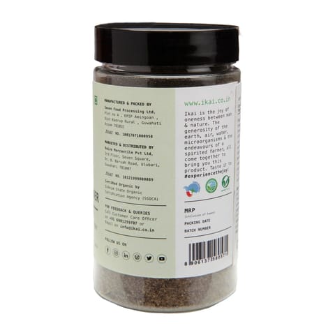 IKAI Organic Black Pepper Powder, Kali Mirch, Meghalaya Origin, Organic Spice, 100 gm