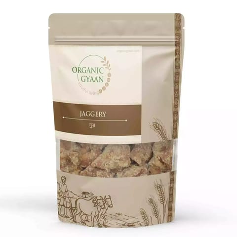 Organic Gyaan Organic Jaggery (Gur) 450g