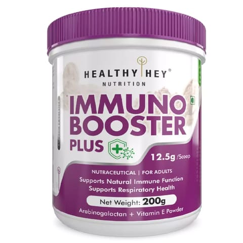 HealthyHey Nutrition Immuno Booster Plus - 12.5g per serving - 200g - Chocolate Cookie Cream Flavour
