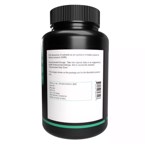 NutritJet Magnesium Citrate Capsules 400mg ? Pure Magnesium Supplement 100% (120 capsules)