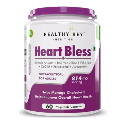 HealthyHey Nutrition Heart Bless 60 Vegetable Capsules