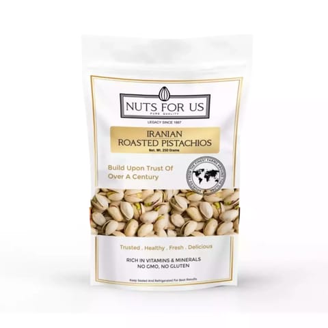 Nuts For Us Roasted Iranian Pistachios 250gm