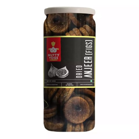 Nutty Yogi Premium Dried Afghani Anjeer 500g