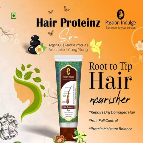 Passion Indulge Papain Conditioning Shampoo for Soft & Shining Hair & Hair Proteinz Spa | Combo