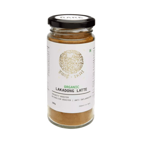 IKAI Organic Lakadong Latte, Golden Latte with Lakadong Turmeric, High Curcumin Content, Immunity Boosting (100 gms)