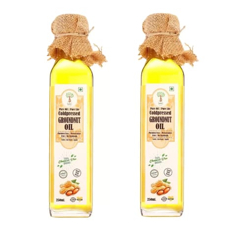COMBO - PURE & NATURAL COLDPRESSED GROUNDNUT OIL - 250 ML - (COMBO)