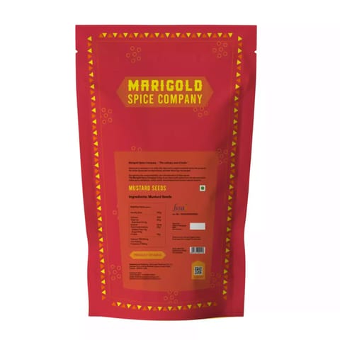 Marigold Spice Co Mustard Seeds, Whole Jeera, Turmeric Powder & Chilli Powder 200gms - Pack of 4