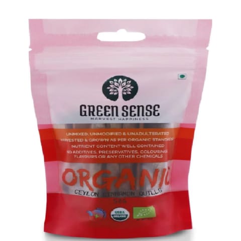 Green Sense Organic Cinnamon Quills 50gm