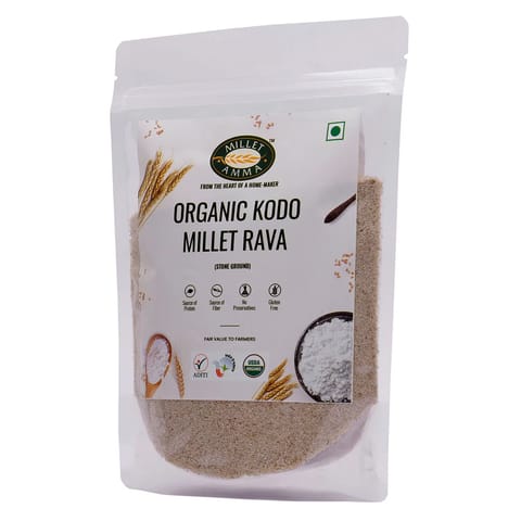 Millet Amma Organic Kodo Millet Rava - 1kg