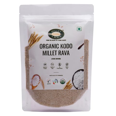 Millet Amma Organic Kodo Millet Rava - 1kg