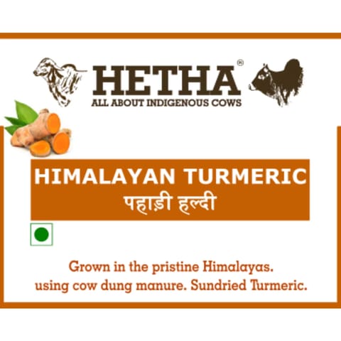 Hetha Sundried Single Origin Himalayan Turmeric Powder - 100gm