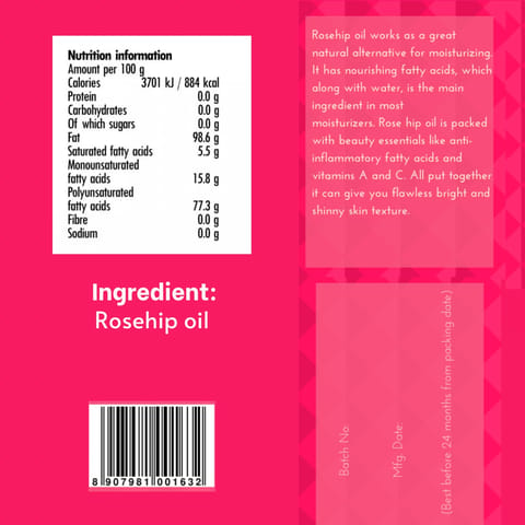 Oilcure Rosehip Oil- 30 ml