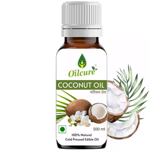 Oilcure Coconut Oil Cold Pressed- 500 ml