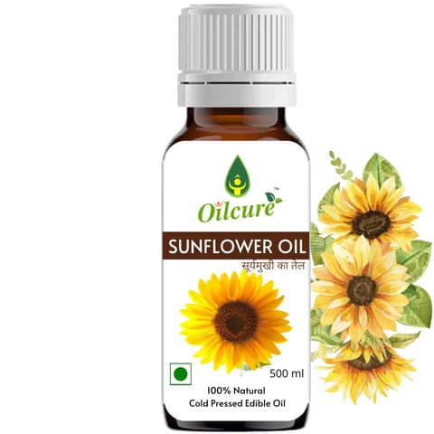 Oilcure Virgin Sunflower Oil - 500ml