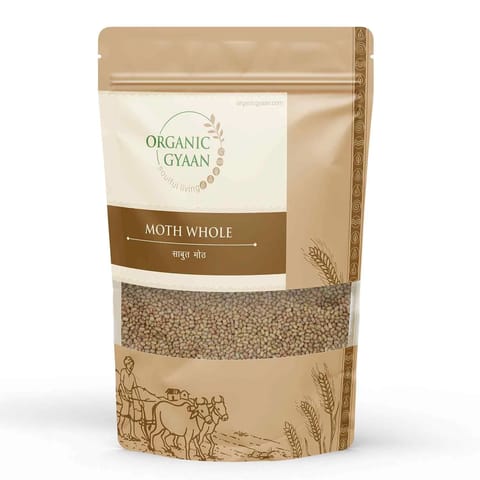 Organic Gyaan Organic Moth Whole (450 gms)