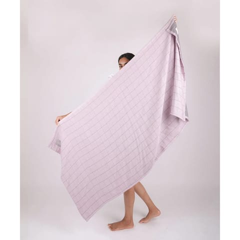 Doctor Towels Banana Double Cloth Bath Towel 75 x 150 cm - Mystic Rose