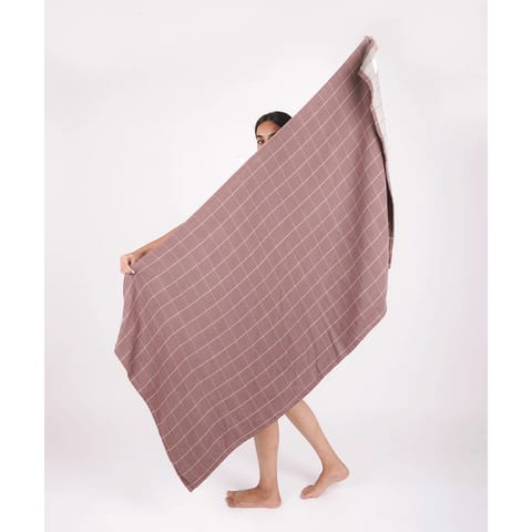 Doctor Towels Banana Double Cloth Bath Towel 75 x 150 cm - Mocha Brown