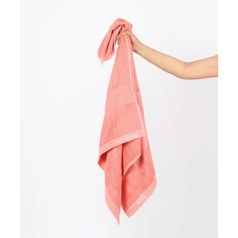 Doctor Towels Bamboo Terry Bath Towel 75 x 150 cm - Desert Coral