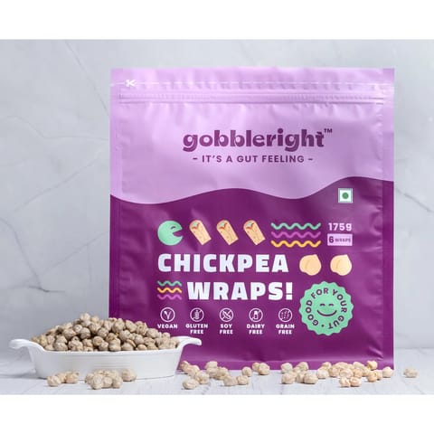 Gobbleright Chickpea Wraps (175 gms)